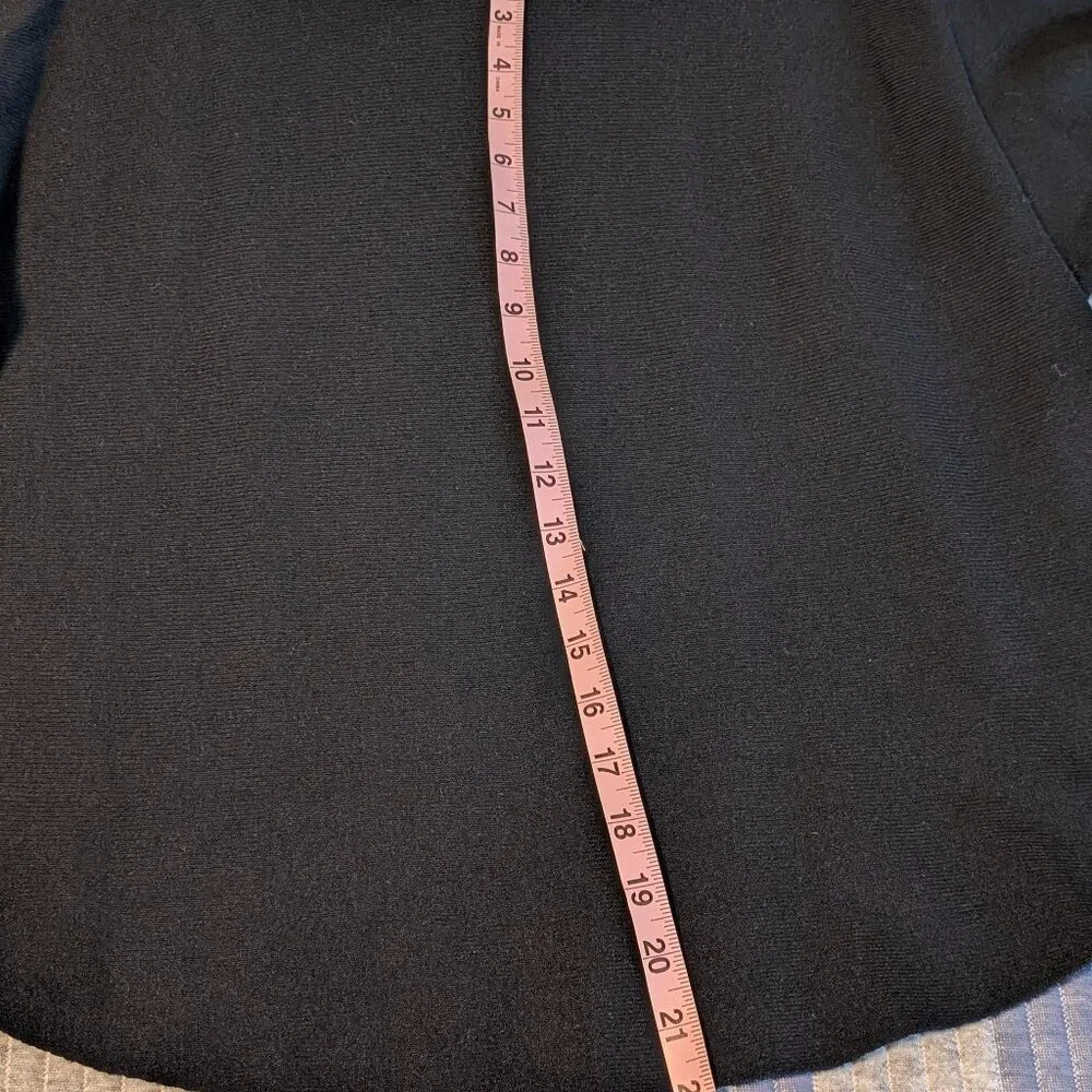Sioni black jeweled sweater size M - Picture 7 of 12